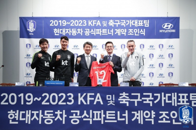 현대차-축구대표팀 2023년까지 '동행'