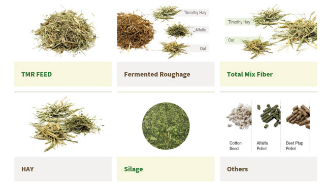대표적인 사료 제품 이미지/로터스 홈페이지 캡쳐