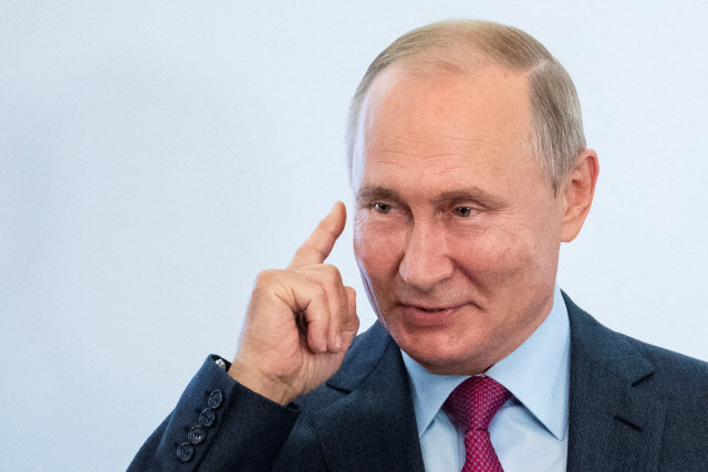 블라디미르 푸틴 러시아 대통령/로이터연합뉴스