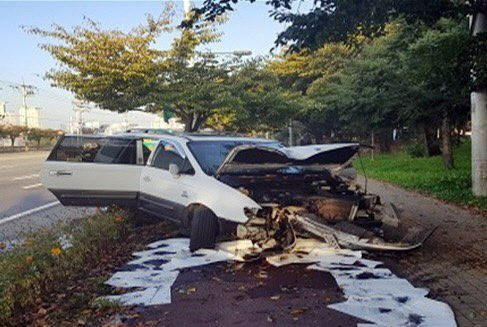 사고차량 /경기도소방재난본부 제공