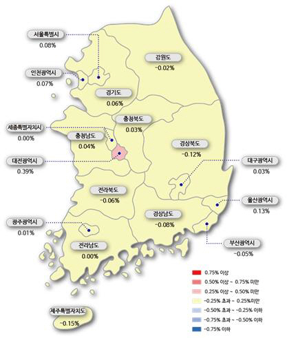전국·서울 아파트값 상승폭 확대...지방까지 25개월만에 상승전환