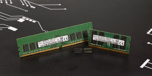 SK하이닉스가 개발한 3세대 10나노급(1z) DDR4 D램