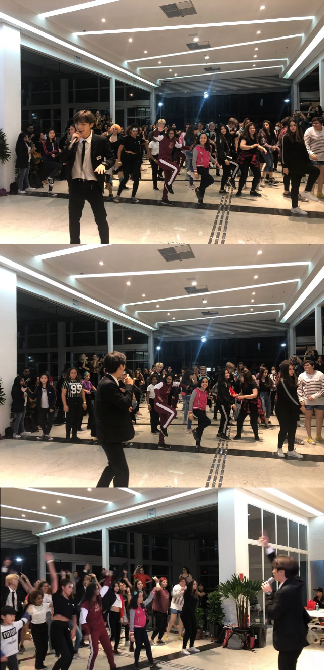 몬트, 브라질 상파울루서 '어텐션 코리아' 댄스 워크샵 개최..'현지 팬들과 하나'