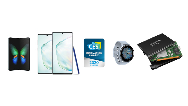 ‘CES 2020’ 혁신상을 받은 삼성전자 제품들. /사진제공=삼성전자