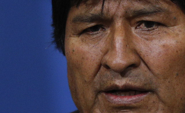 대선 부정 논란에 사의를 표한 에보 모랄레스 볼리비아 대통령./AP연합뉴스