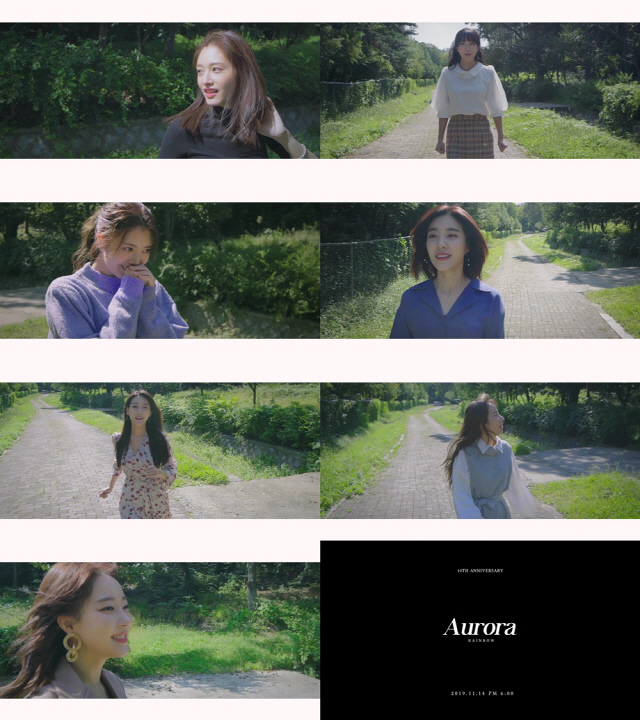레인보우, 데뷔 10주년 기념 스페셜 싱글 타이틀곡 '오로라' 티저 공개