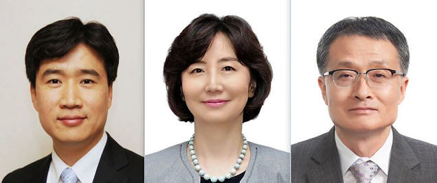 올해의 과학자상 김일두(왼쪽부터), 묵인희, 이진한 교수.