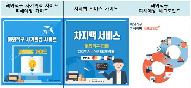 해외직구 피해예방 가이드 종류 /사진제공=한국소비자원
