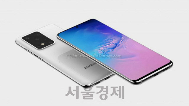 삼성전자가 내년 2월 공개할 갤럭시 S11+ 렌더링 이미지/사진제공=온리크스