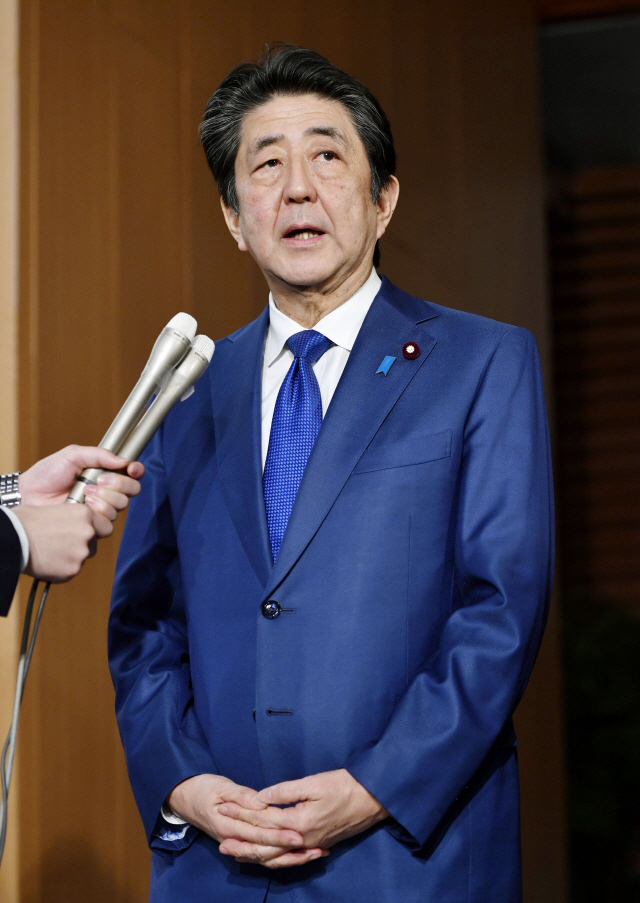 아베 신조 일본 총리 /도쿄=교도연합뉴스