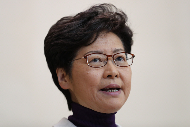 '홍콩 캐리 람, 16일 시진핑과 회동'