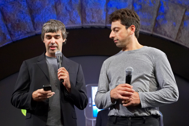 구글의 공동창업자 래리 페이지(왼쪽)와 세르게이 브린./로이터연합뉴스