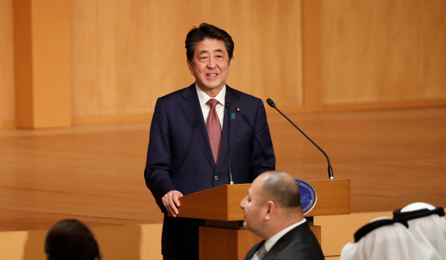 아베 신조 일본 총리./로이터연합뉴스
