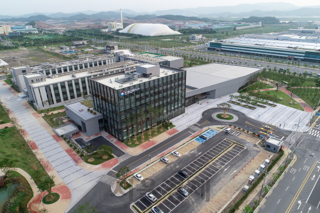 대구 달성군 국가산업단지에 들어선 국가물산업클러스터 전경./제공=한국환경공단