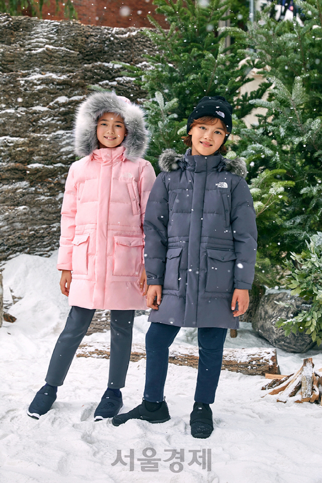 고딩 국민 교복에서 이젠 초딩 공략…노스페이스 키즈 겨울 컬렉션 출시