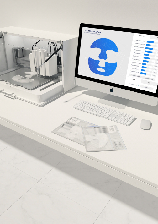 3D 프린팅 맞춤 마스크팩/사진제공=아모레퍼시픽