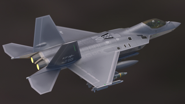 한국형 전투기(KF-X)의 이미지. 형상 모델중 최종버전인 C109모델. /사진출처=방사청