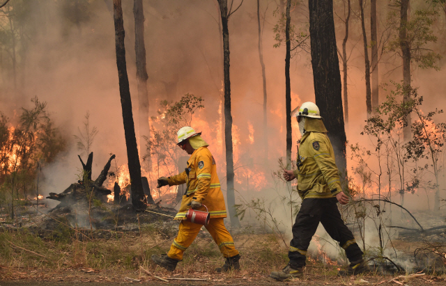 호주 남동부 산불 확산…정부, 군 헬기 파견 긴급대응