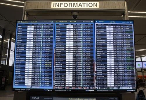 미국 보스턴 국제공항./EPA=연합뉴스