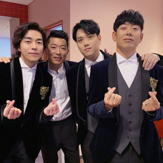 태사자 박준석, 이동윤, 김영민, 김형준(왼쪽부터) / 사진=박준석 인스타그램