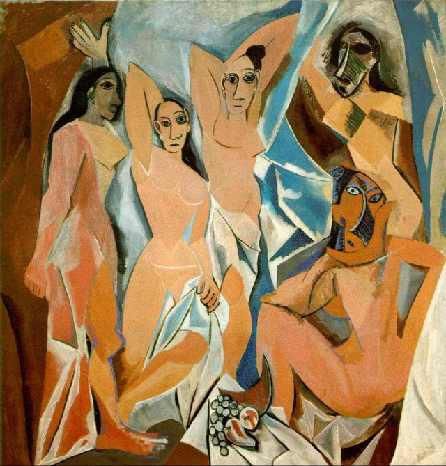 파블로 피카소의 1907년작 ‘아비뇽의 아가씨들’