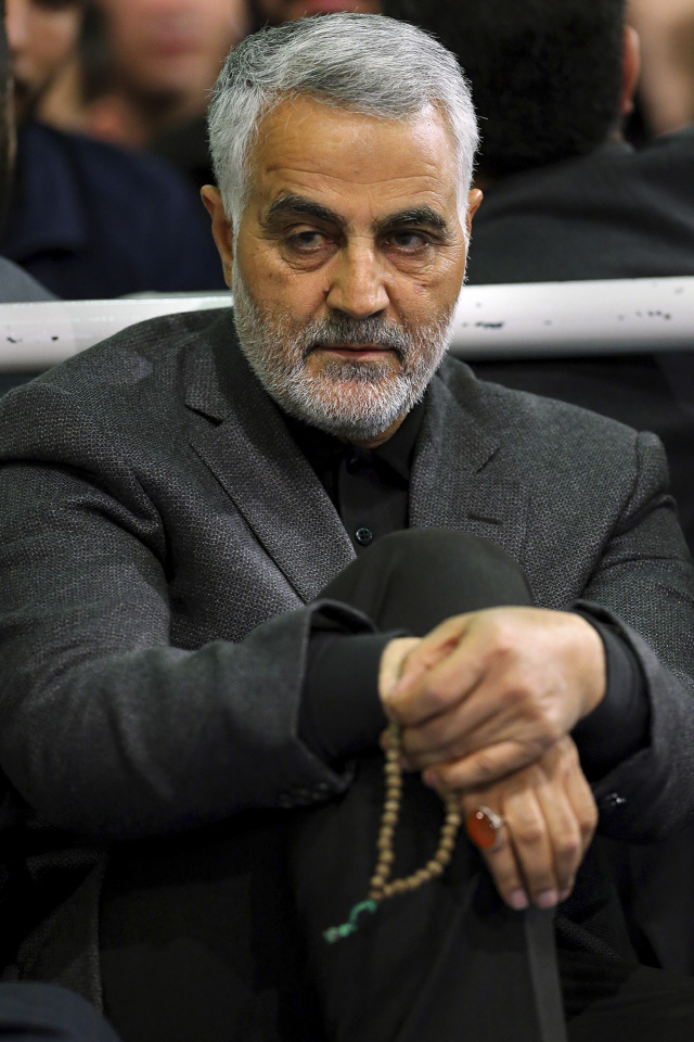 가셈 솔레이마니 이란 쿠드스군(이란혁명수비대 정예군) 사령관/AP연합뉴스