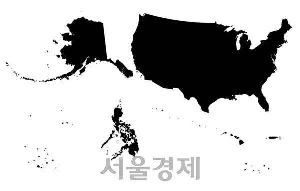 1941년 기준 ‘확장된 미국’ 지도./사진제공=글항아리