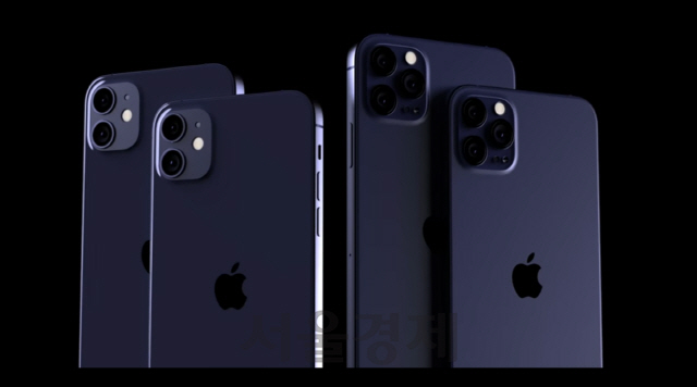 애플 아이폰12 ‘네이비 블루’ 색상 렌더링 이미지/에브리띵애플프로 유튜브 캡처