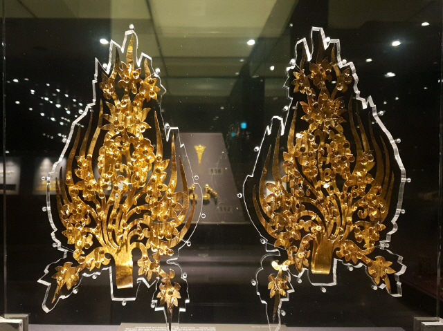 국보제 154호로 지정된 왕의 관꾸미개는 지난 1971년 발굴된 공주 무령왕릉에서 출토됐다. /사진제공=국립공주박물관
