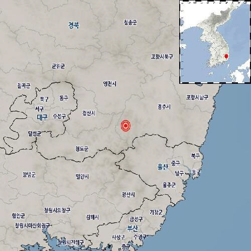 (속보)경북 경주 서남서쪽서 규모 2.4 지진 발생…기상청 '안전 유의해달라'
