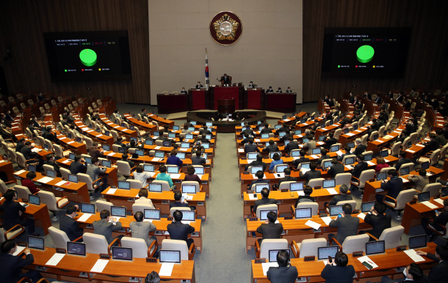 [속보] 국회 '코로나3법' 모두 의결...‘감염병 유행지서 입국 금지’ 규정