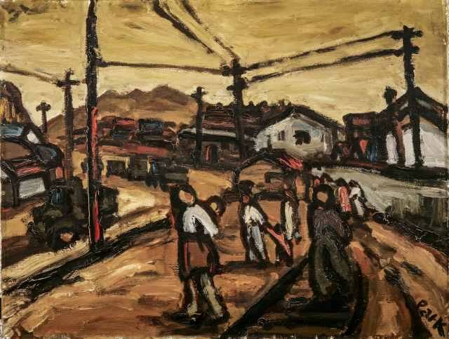 박고석의 1951년작 ‘범일동 풍경’ /사진제공=국립현대미술관