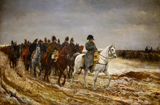 에르네스트 메소니에의 ‘나폴레옹과 원수들’, 1864년.