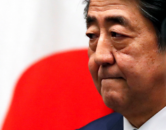 아베 신조 일본 총리./로이터연합뉴스