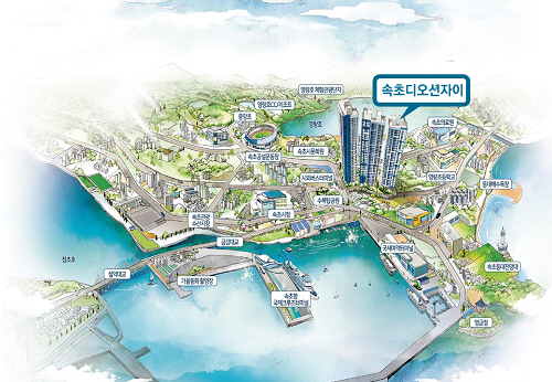 서울에서 가장 가까운 동해안도시 '속초' 명품주거단지 '속초디오션자이' 주목