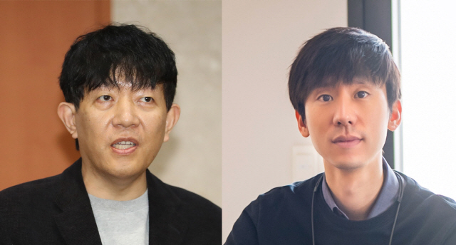 이재웅(왼쪽) 전 쏘카 대표와 박재욱 신임 쏘카 대표