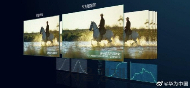 화웨이 OLED TV ‘X65’ 출시 설명회./사진=화웨이 웨이보 계정 캡쳐