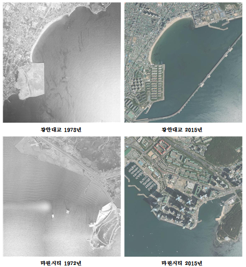 부산시가 1972년부터 2008년까지 아날로그 항공사진을 활용해 ‘정사영상’을 제작한다./사진제공=부산시