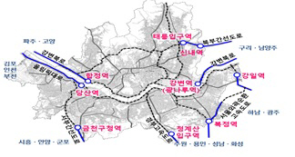 도시고속도로 환승정류장 설치계획