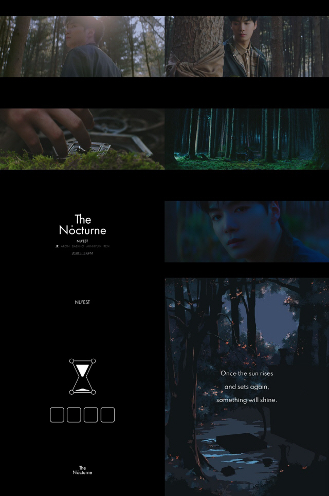 뉴이스트, 5월 11일 미니 8집 'The Nocturne(더 녹턴)' 컴백…JR 트레일러 첫 공개!