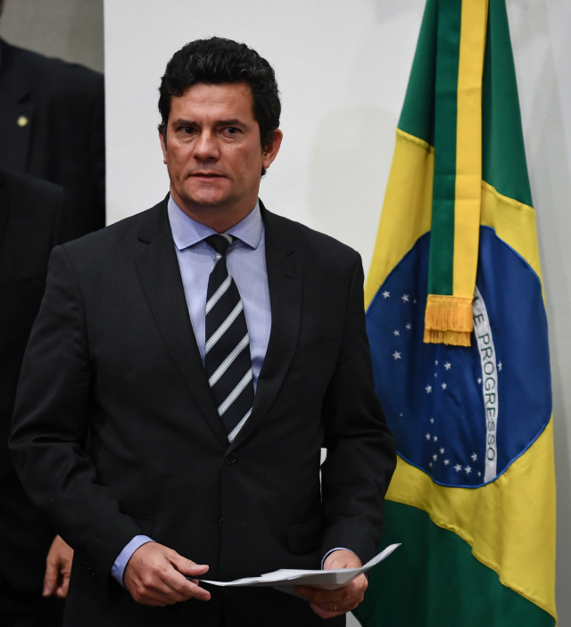 세르지우 모루 브라질 법무장관/AFP연합뉴스