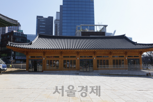 오는 29일 문을 열 서울 강남구 봉은사 경내에 마련된 서래원./사진제공=봉은사