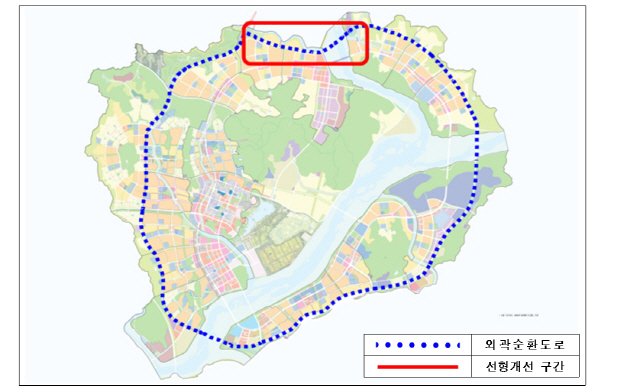 행복도시 외곽순환도로 위치도/그래픽 제공=국토교통부