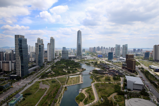 송도국제도시 전경. /사진제공=인천경제자유구역청