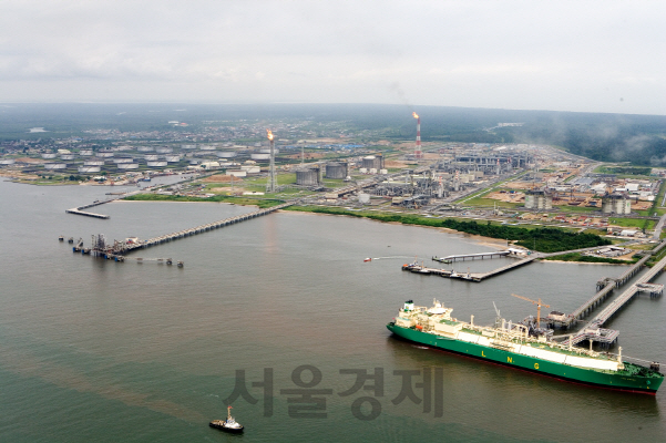 나이지리아 보니 LNG Plant 1호기~6호기 전경. /사진제공=대우건설