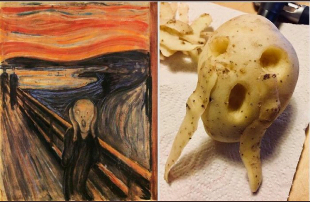 [토요워치] 감자 깎아 뭉크 '절규' 패러디…방구석 예술가들