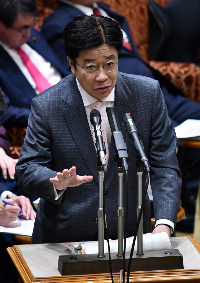 가토 가쓰노부 일본 후생노동상./AFP연합뉴스