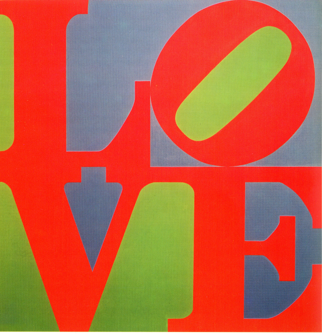 로버트 인디아나의 1966년작 ‘러브(LOVE)’
