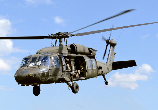 미군의 블랙호크 헬기. /위키피디아