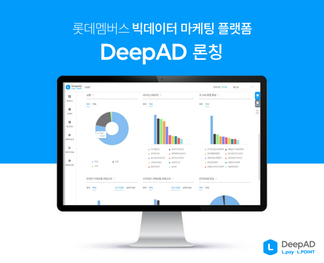 롯데멤버스, 4,000만 회원 기반 빅데이터 마케팅 플랫폼 ‘딥애드’ 론칭